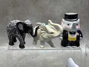 Collection of Elephant figures and statues - 5