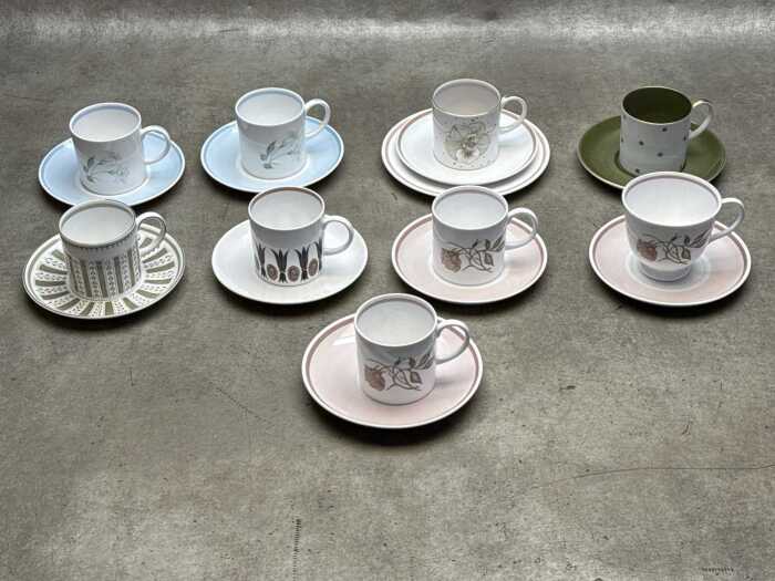 Wedgwood Susie Cooper porcelain duos and trios