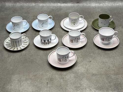 Wedgwood Susie Cooper porcelain duos and trios