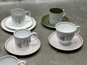 Wedgwood Susie Cooper porcelain duos and trios - 3