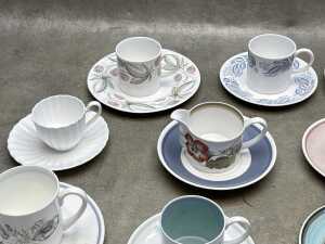 Wedgwood Susie Cooper porcelain duos and trios - 2