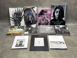 Photography and design books and magazines