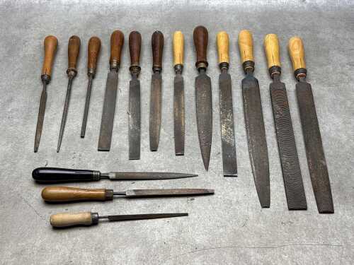 Vintage rasps and files
