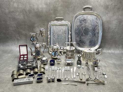 Siler plate and metal decorative items