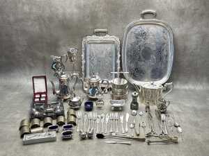 Siler plate and metal decorative items