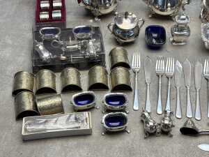Siler plate and metal decorative items - 5