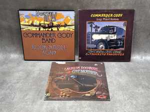 Seven Country Rock vinyl records, including Ozark Mountain Daredevils - 2