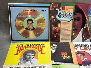 Twelve Rock 'n' Roll vinyl records, including Elvis Presley, - 2