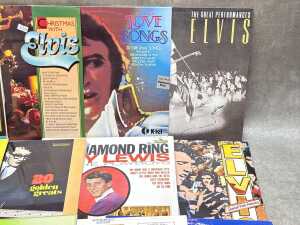 Twelve Rock 'n' Roll vinyl records, including Elvis Presley, - 3