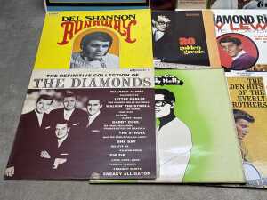Twelve Rock 'n' Roll vinyl records, including Elvis Presley, - 4