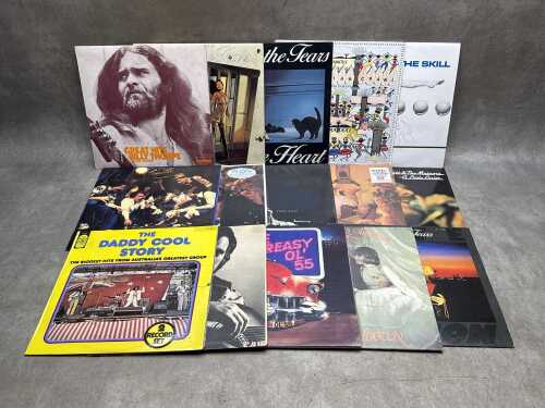 15 Australian vinyl records, including Australian Crawl