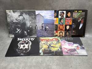 Seven The Who vinyl records, including Tommy