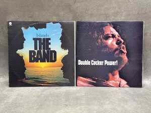 Eight Rock vinyl records, including the Rolling Stones - 4