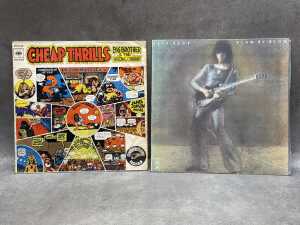 Eight Rock vinyl records, including the Rolling Stones - 5