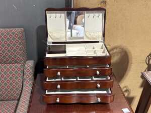 Timber jewellery box