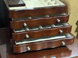 Timber jewellery box - 2