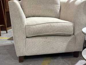 Contemporary upholstered armchair - 3