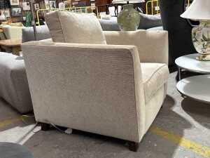 Contemporary upholstered armchair - 4