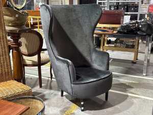 Tom Dixon style, custom-made lounge chair and ottoman - in as new condition - 2