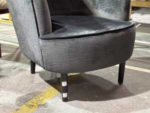 Tom Dixon style, custom-made lounge chair and ottoman - in as new condition - 4