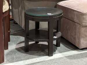 Art Deco round occasional table