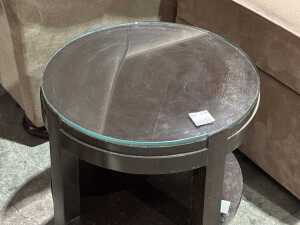 Art Deco round occasional table - 2