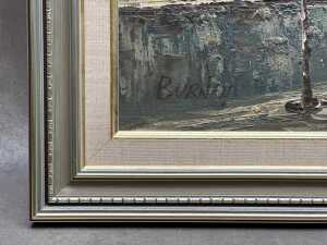 Caroline Burnett (1877-1950), untitled Paris street scene. Oil painting on board - 3