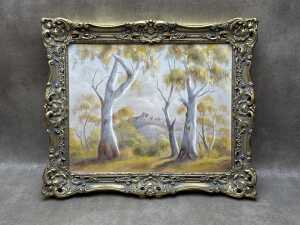 Jean Jeffery (artist unknown), The New Day 1978, oil painting on board