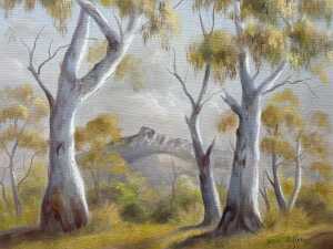 Jean Jeffery (artist unknown), The New Day 1978, oil painting on board - 2