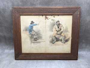 After George Moreland, Untitled, 1892. Antique print on paper - 2
