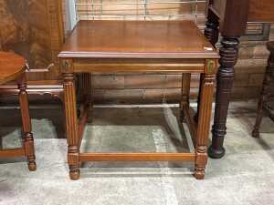 Antique mahogany side table