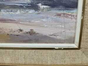 Elaine R. Burge, Boats at Warneet, 1975. Oil painting on board - 3