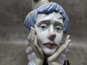 Lladro porcelain clown bust - 5