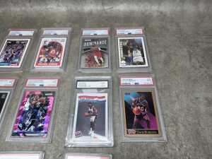 Group of Graded MBA basketball cards, Including 1989 Michael Jordan - 3