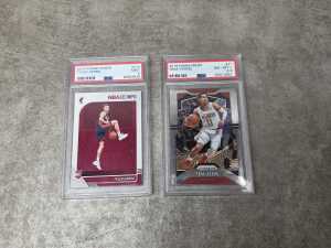Group of Graded MBA basketball cards, Including 1989 Michael Jordan - 4