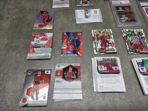 Group of soccer collector cards, including graded - 4