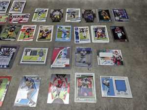 Group of NFL football collector cards, including autographs - 3