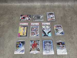 Group of Baseball trading cards