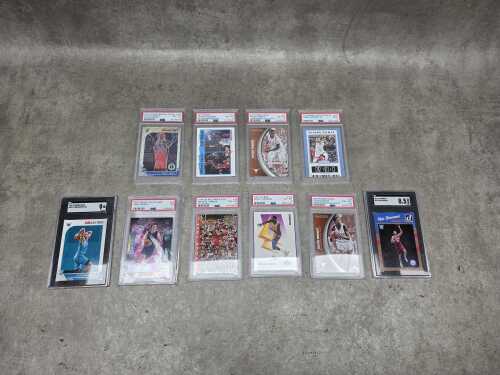 Group of NBA basketball cards including Michael Jordan