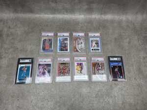 Group of NBA basketball cards including Michael Jordan