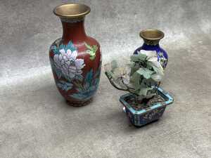 Three Chinese cloisonne pieces - 2