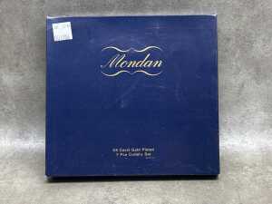 Two Mondan 7-piece 24ct gold plated cutlery sets - 4