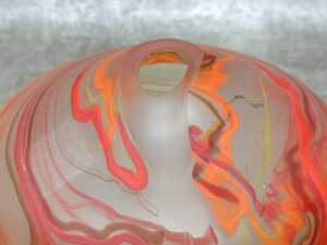 Two decorative art glass sculptures - 5
