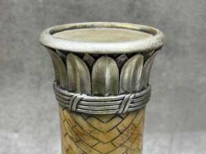 Pair of Egyptian-style decorative candle stands - 3