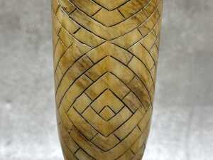 Pair of Egyptian-style decorative candle stands - 4