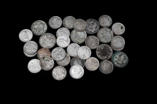 Group of pre-decimal Australian silver coins