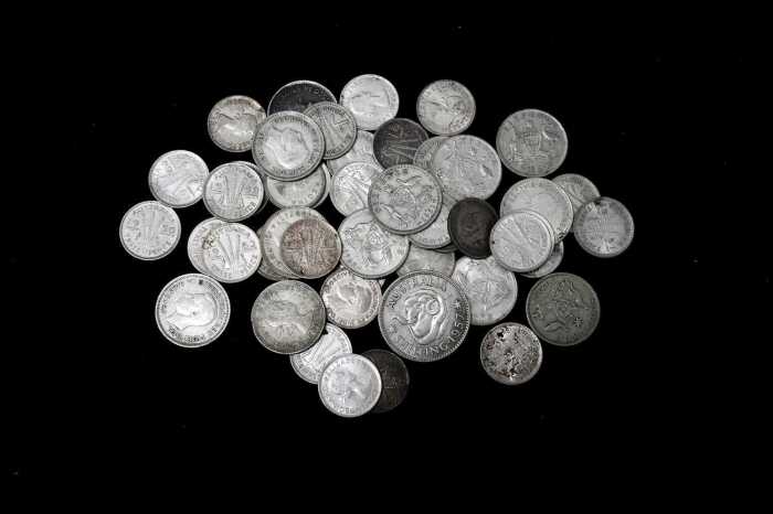 Group of pre-decimal Australian silver coins