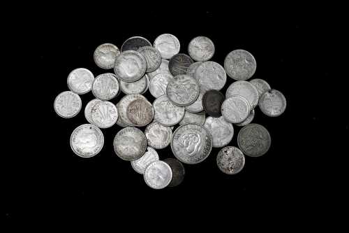 Group of pre-decimal Australian silver coins