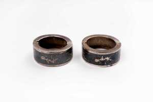 A bracelet and earrings set in Siamese sterling silver - 4