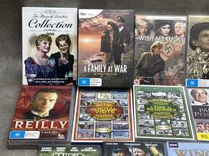 DVD TV box sets, including The Forsyte Saga - 2